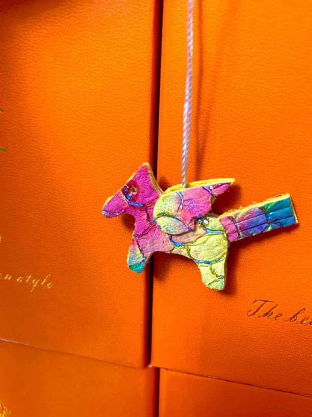 真皮制作的小飞马