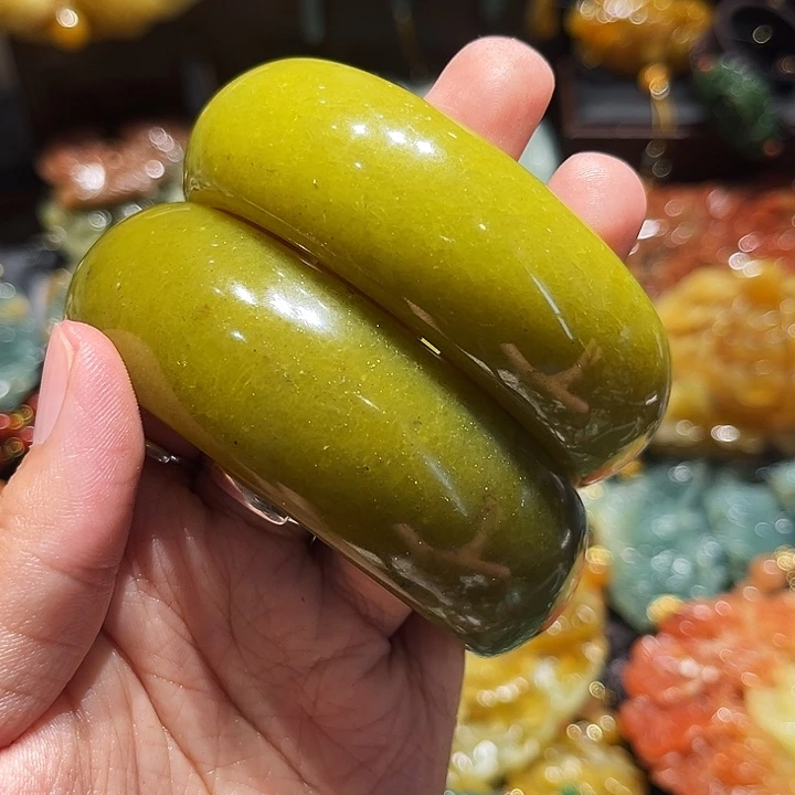 岫玉未镶嵌毛衣链