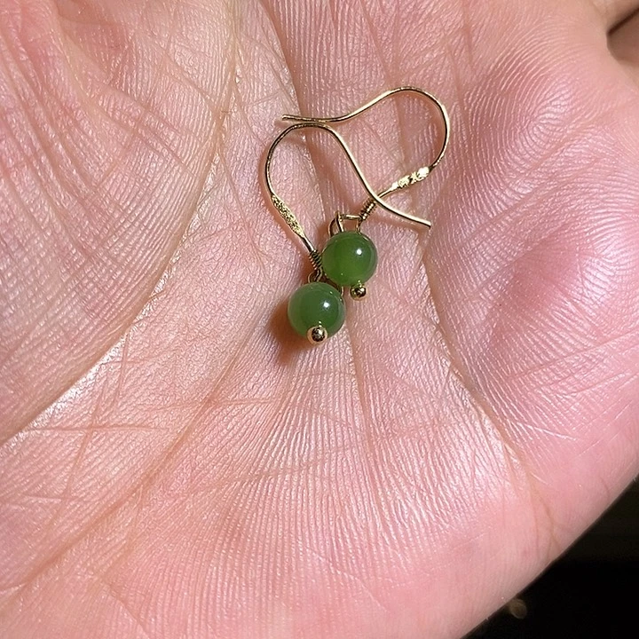 【闪购商品】未镶嵌和田玉耳饰
