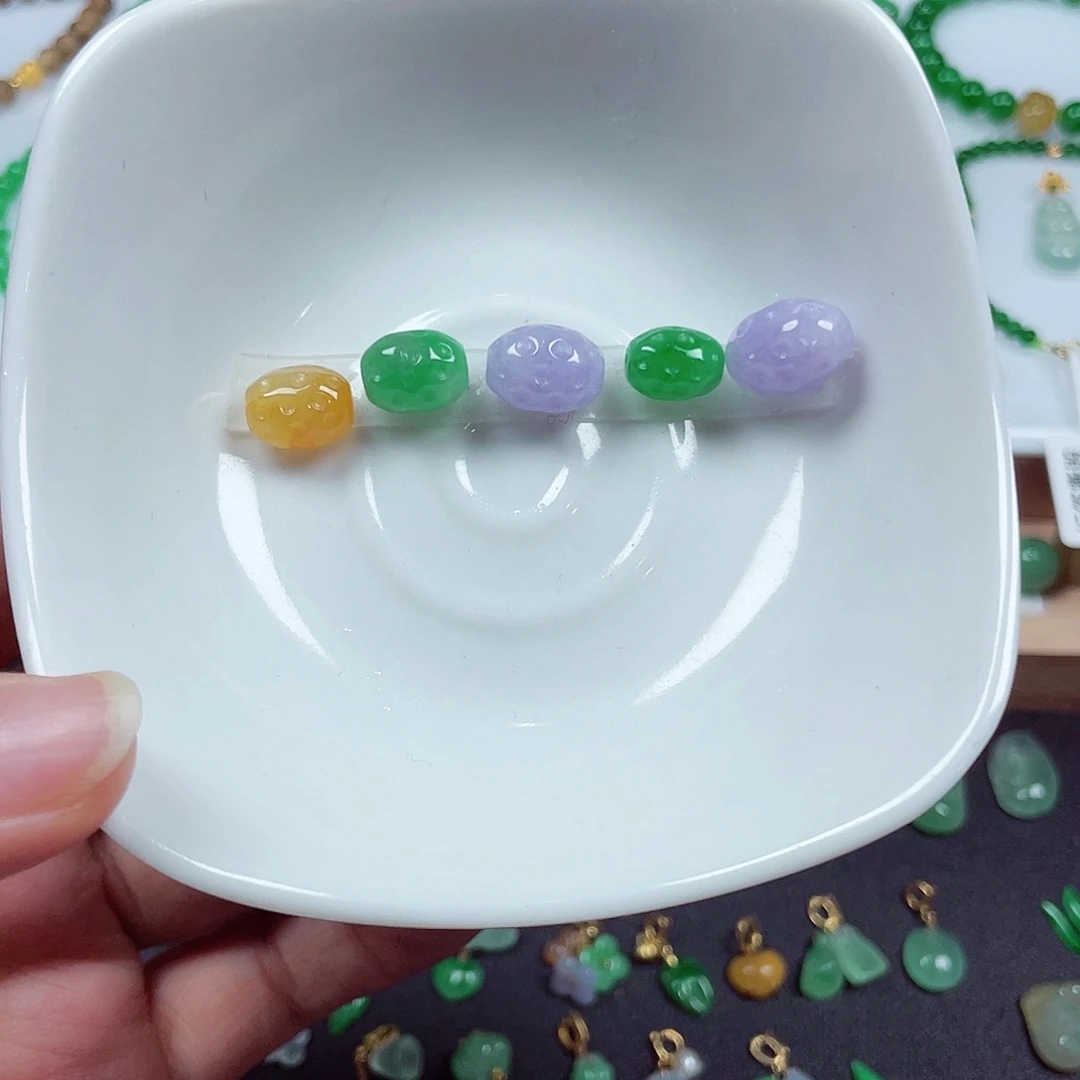翡翠未镶嵌手链天然缅甸翡翠A货卡