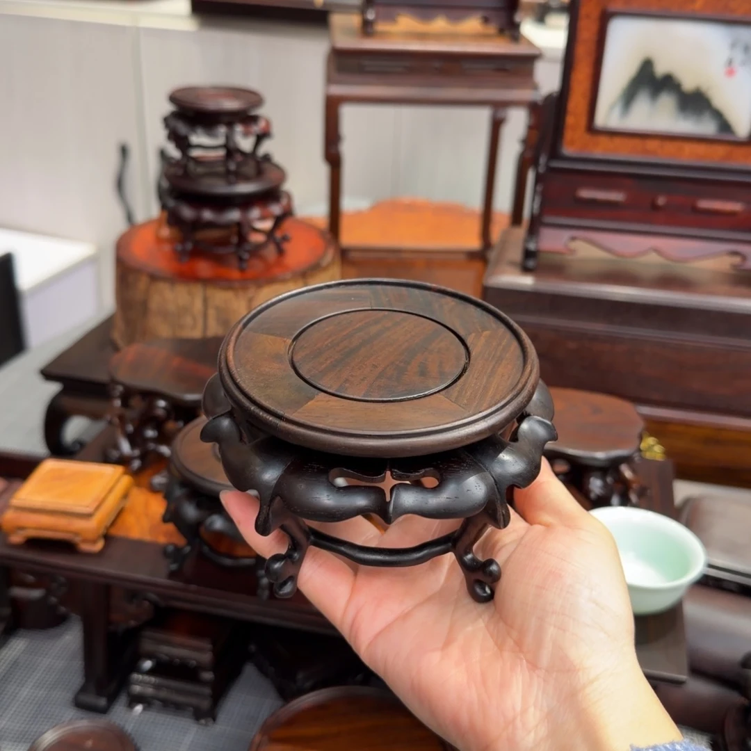 木大红酸枝交趾黄檀底座