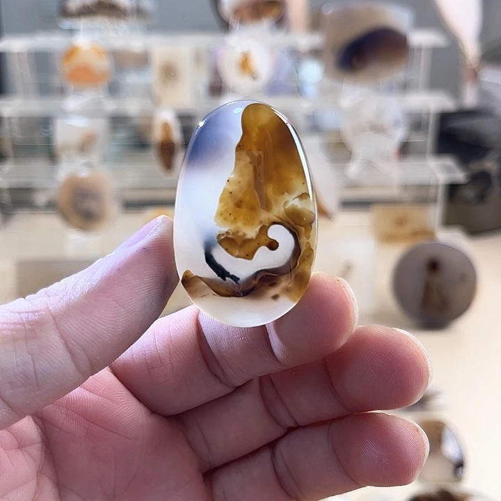 玛瑙/玉髓未镶嵌吊坠(不含链)