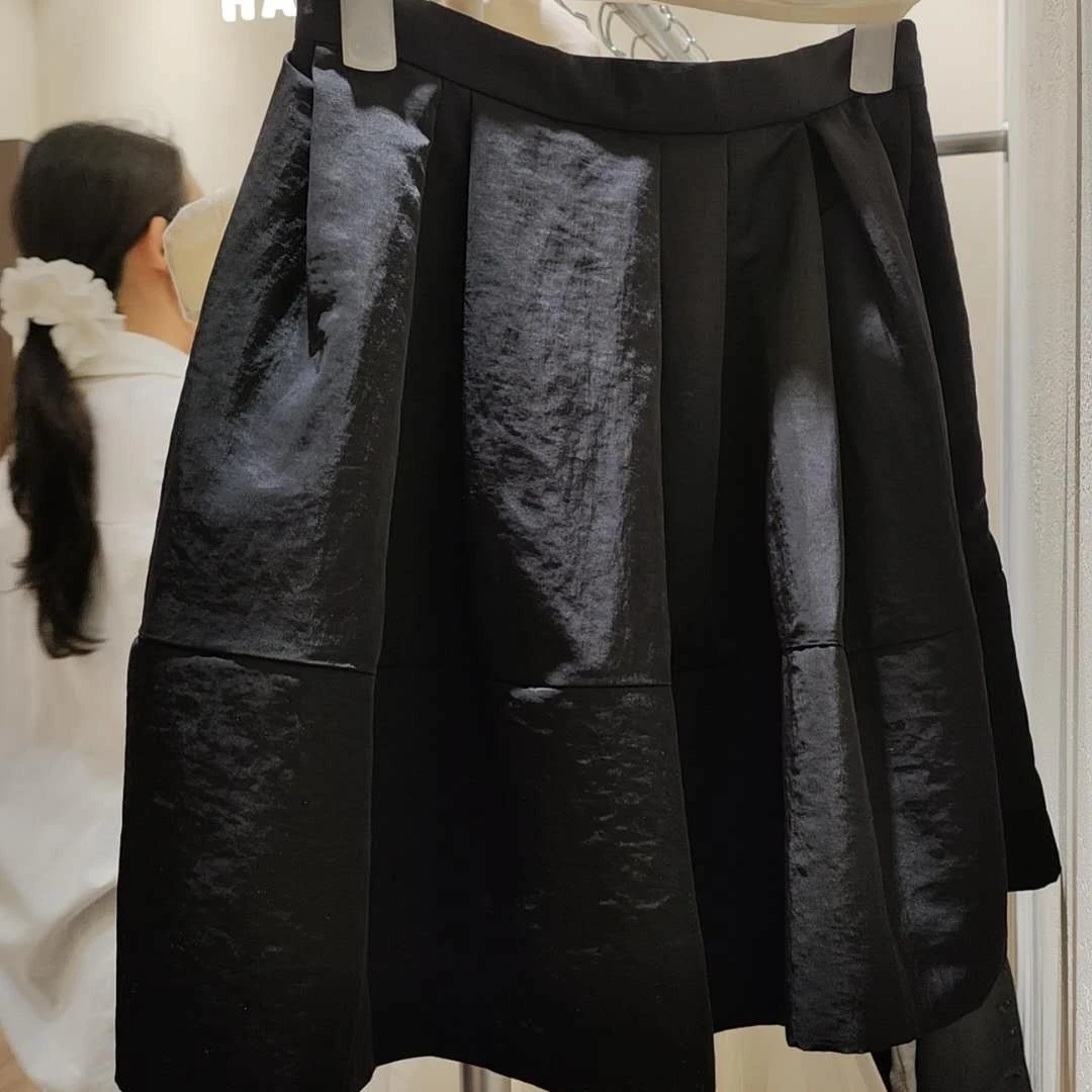 （NO退NO换）气质显瘦中长款伞裙百搭半身裙