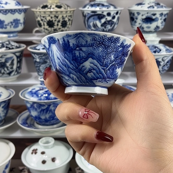 景德镇陶瓷溪山居手工制作