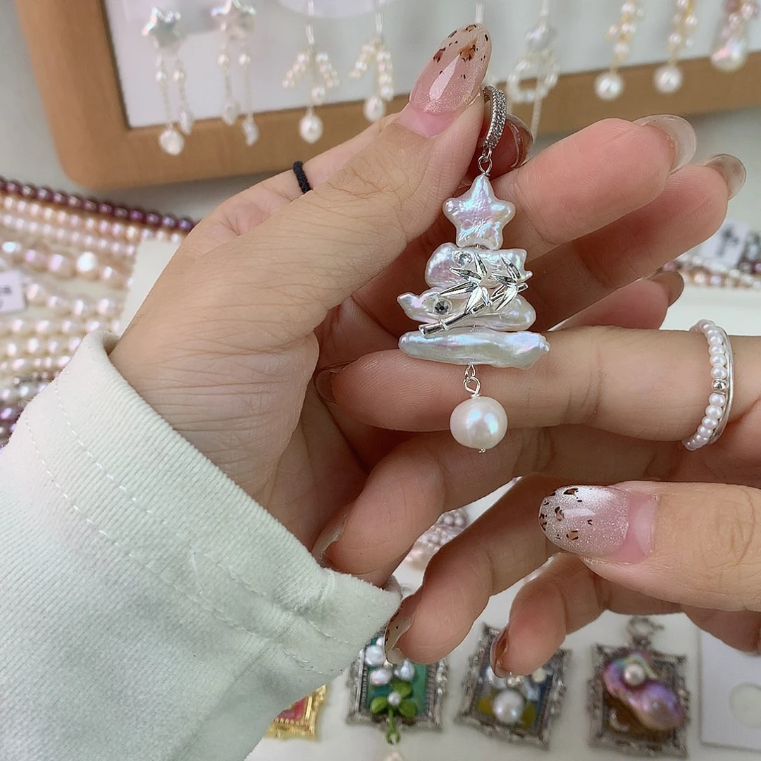吊坠(不含链)未镶嵌淡水珍珠