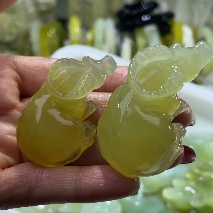 岫玉未镶嵌手把手把