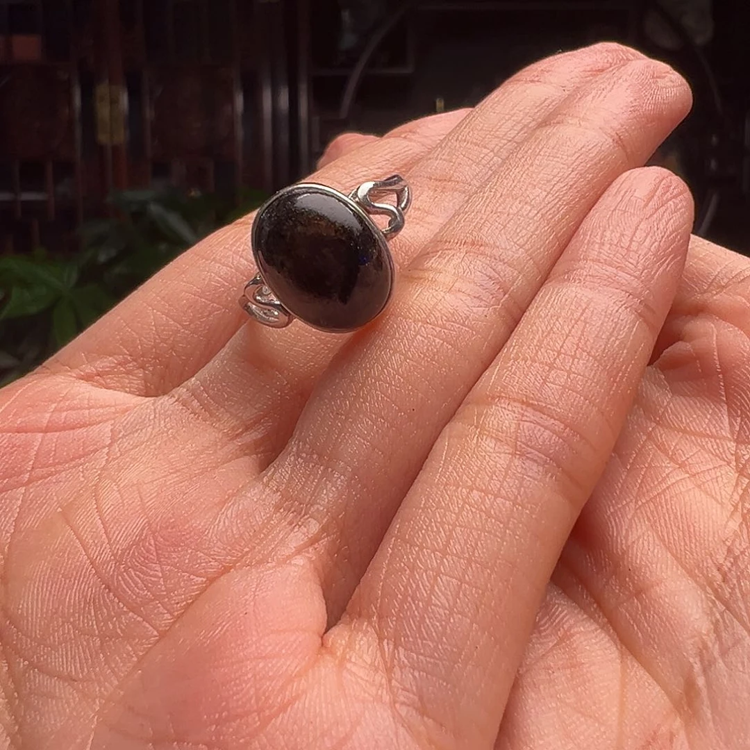 习***玮未镶嵌琥珀裸石抚顺琥珀30757