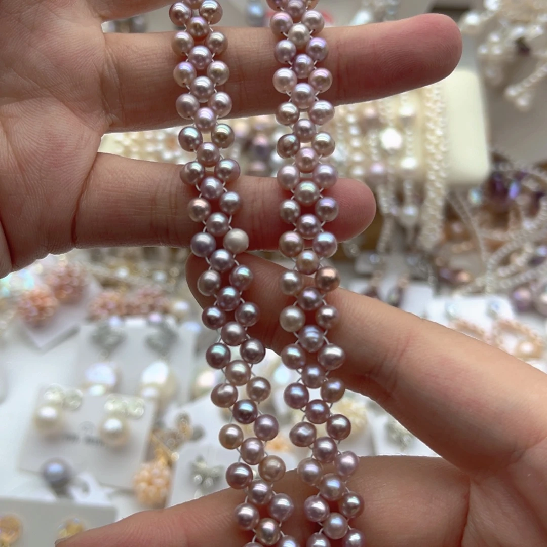 妮***儿未镶嵌颈饰淡水珍珠