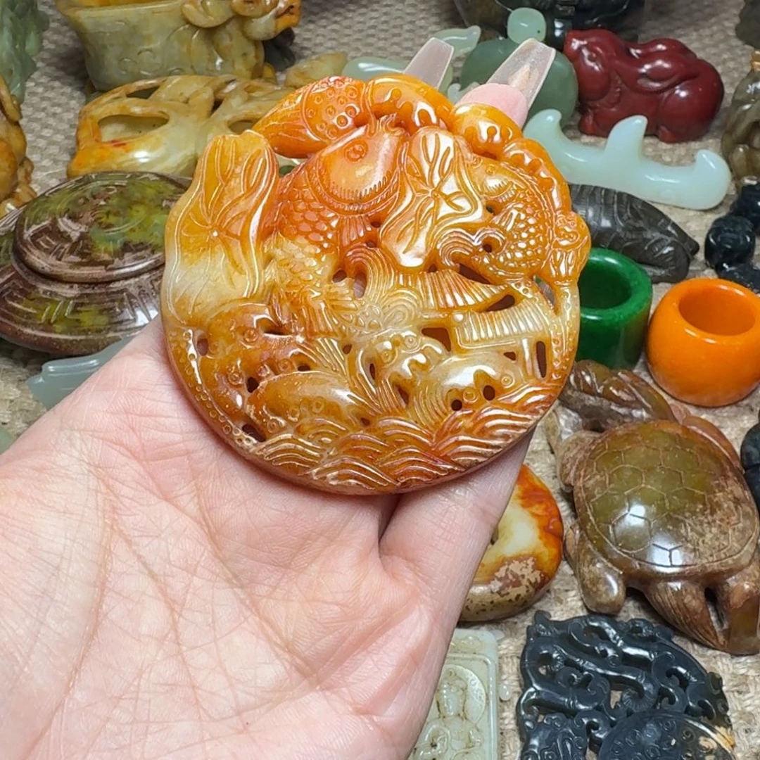 白玉菩提吊坠挂件