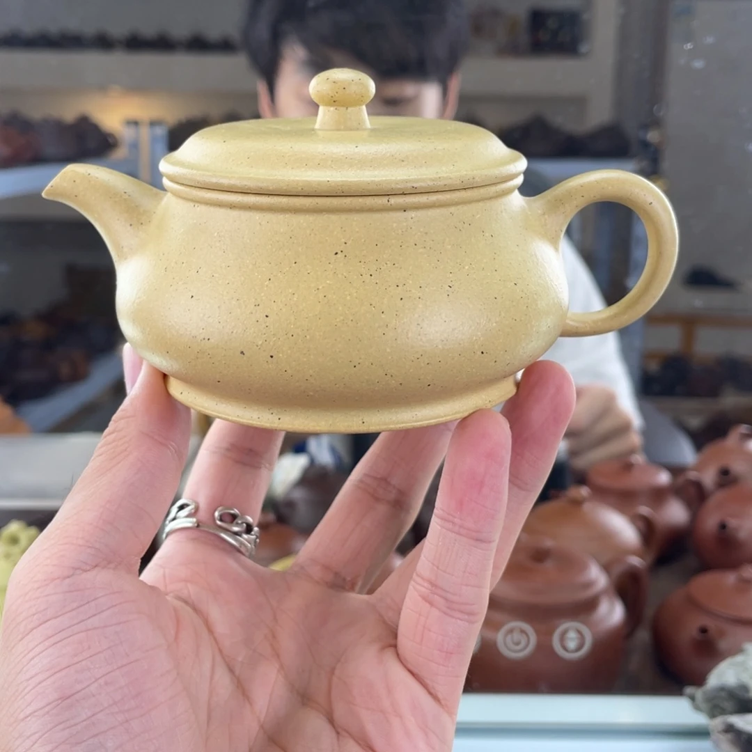 茶壶紫砂200cc绿泥茶壶