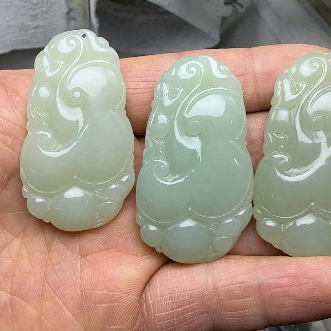 和田玉未镶嵌颈饰多样性拍一发一，且末