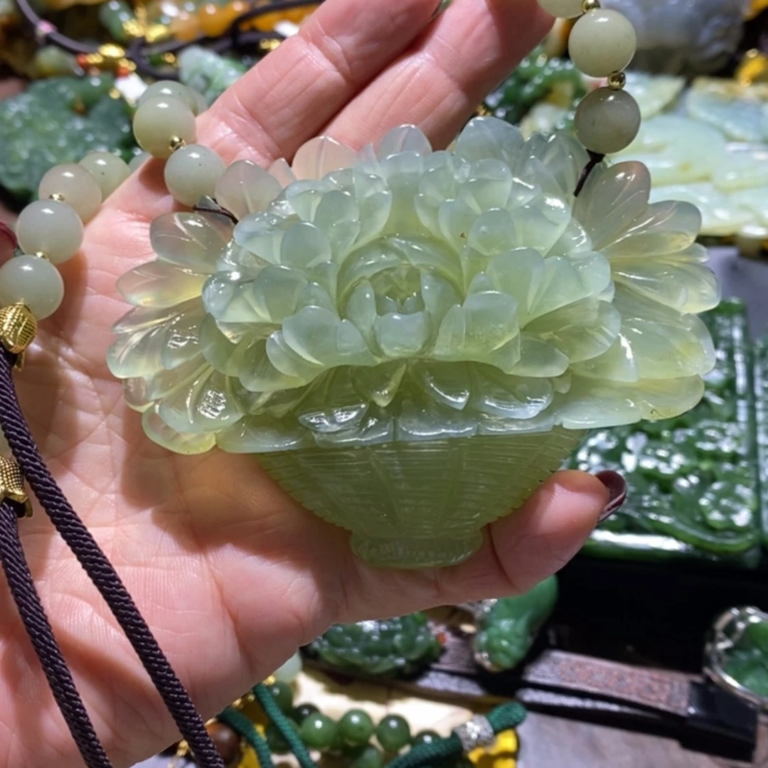 【闪购商品】岫玉毛衣链未镶嵌