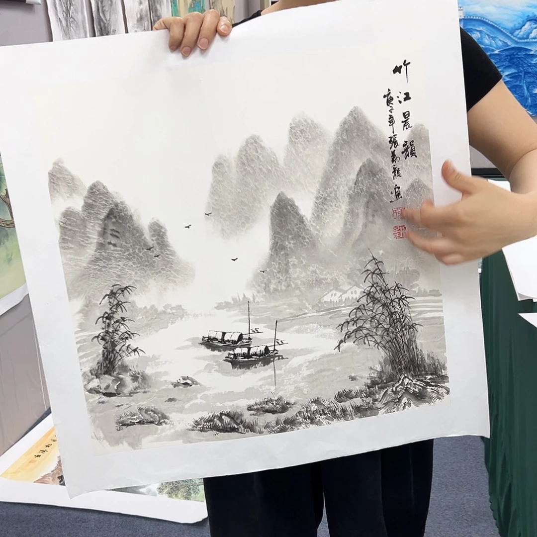 国画宣纸国画纯手绘作品
