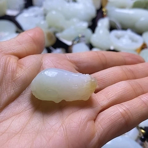 吊坠(不含链)未镶嵌和田玉