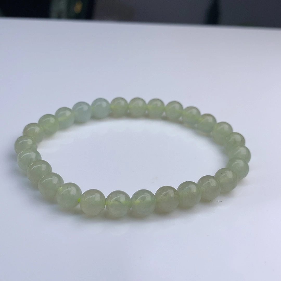未镶嵌手串翡翠7mm！