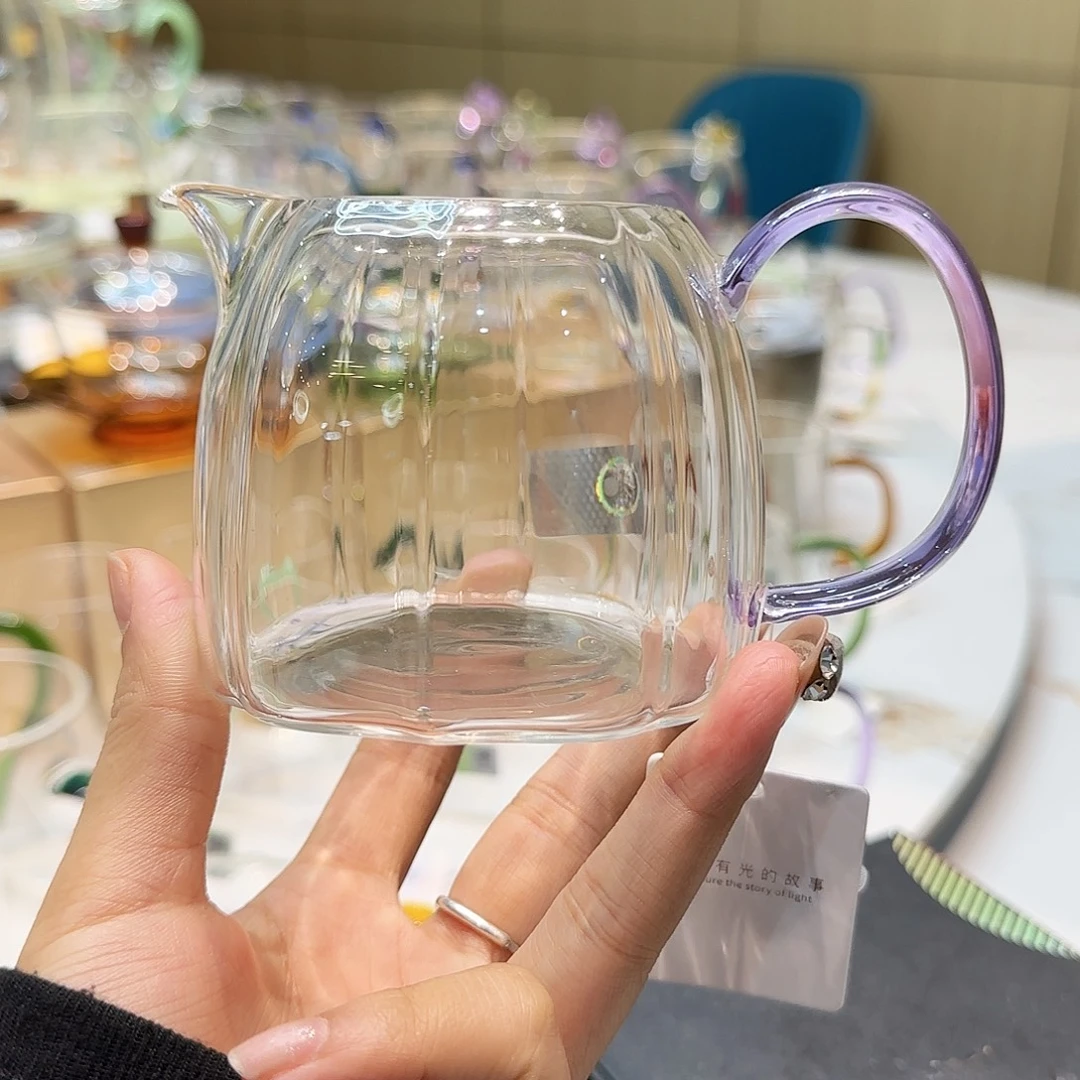 禾器浅紫色倾妍公道杯