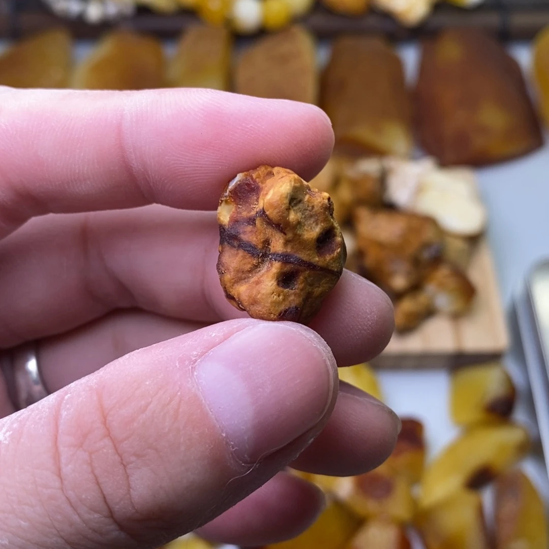 家***宝定制琥珀天然蜜蜡