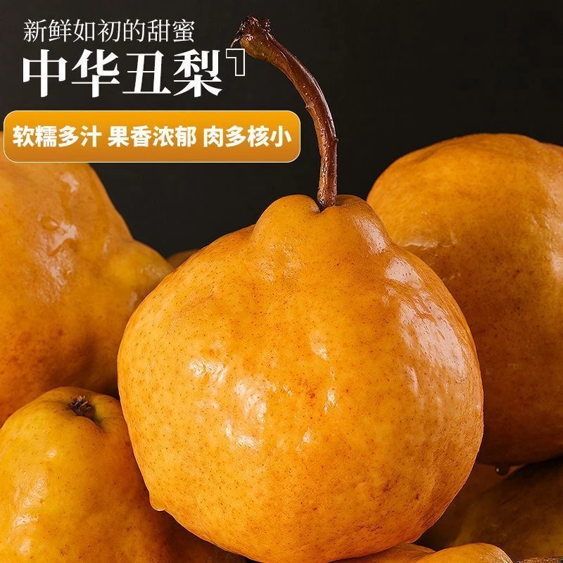 《麦团优选》精品丑梨香甜细腻冰淇淋口感 一箱净果2.9斤左右