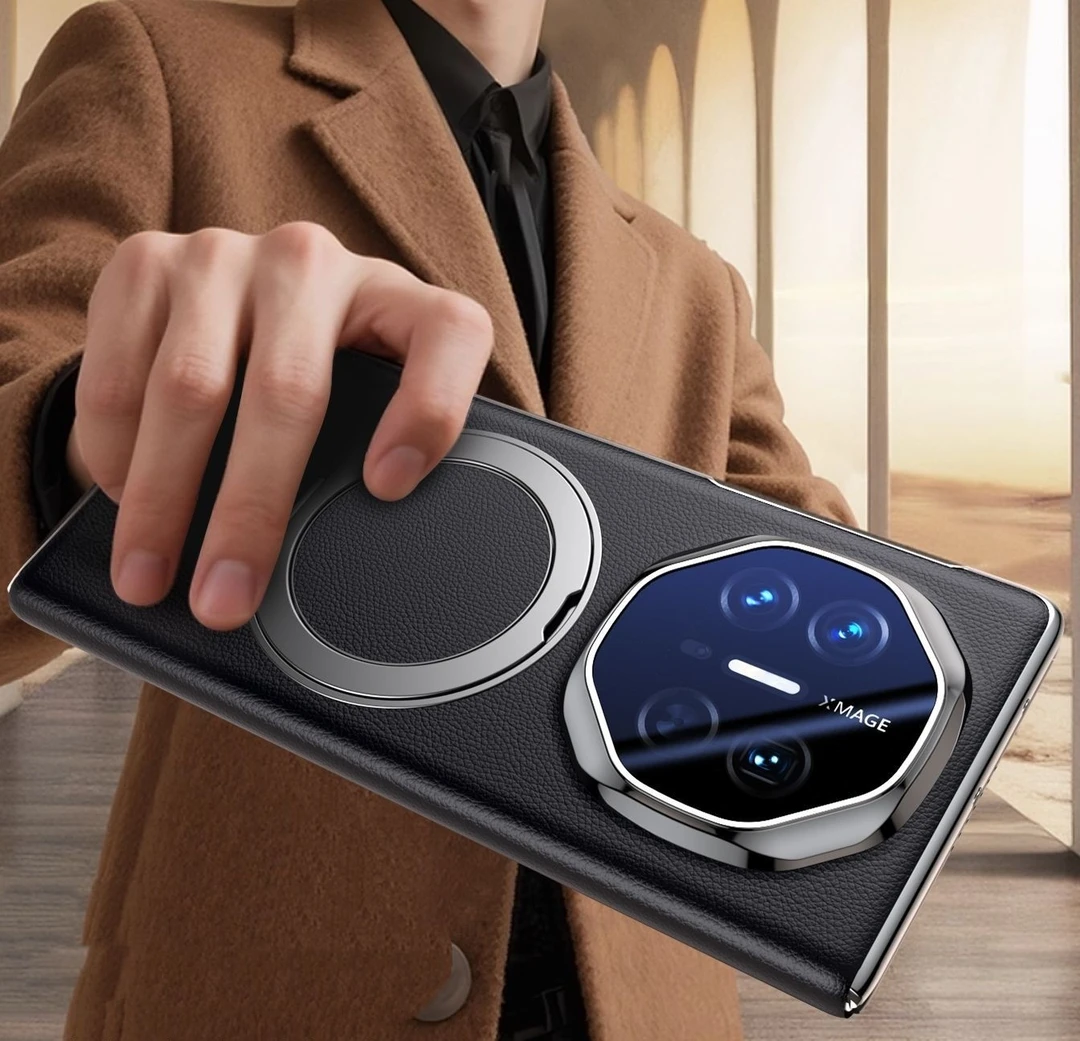 【壳膜一体】适用华为MateX6手机壳素皮磁吸matex5高档商务清单