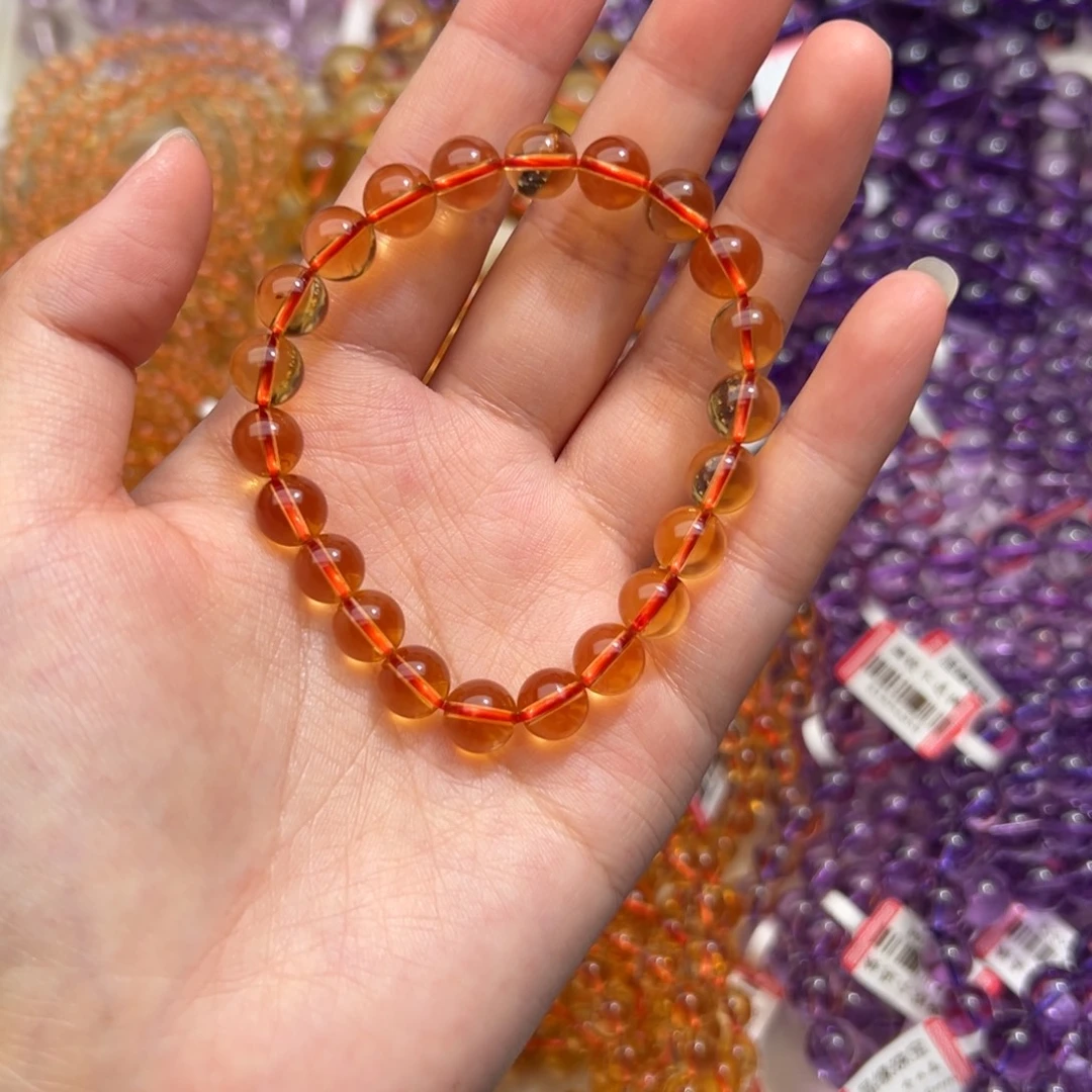 手串水晶未镶嵌黄水晶