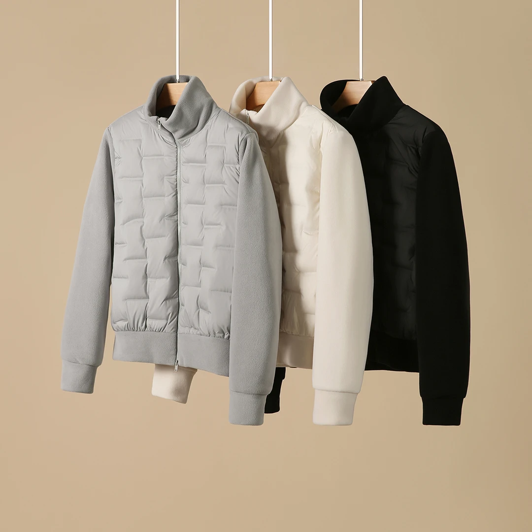 【九月木兮】劲爆福利价！佰搭摇粒绒90鸭绒轻羽绒外套S82327YRNVL