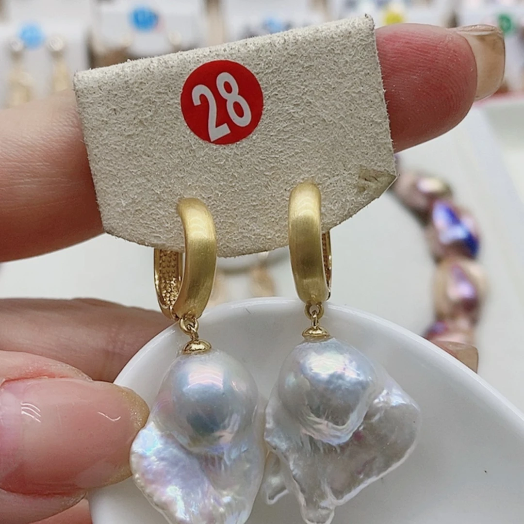 【闪购商品】淡水珍珠耳饰银S925镶嵌