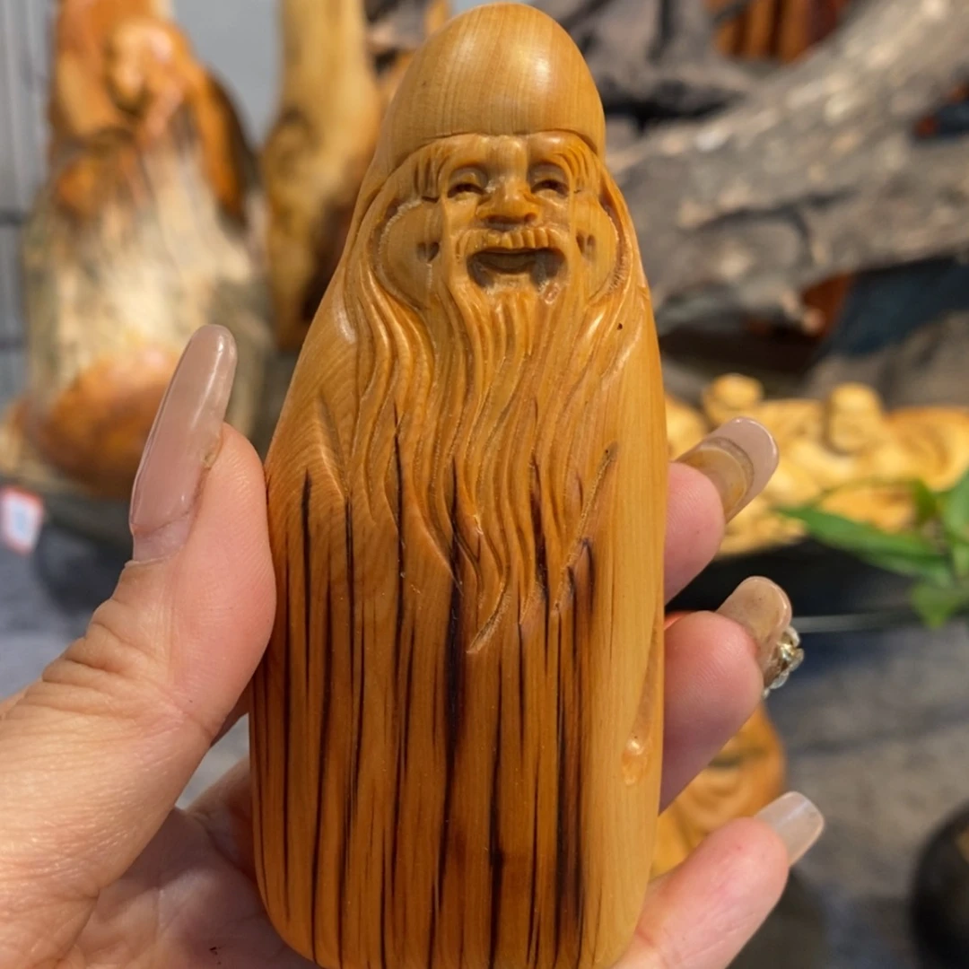 【闪购商品】柏木（崖柏）根雕木雕工艺品摆件，满十送一手把件