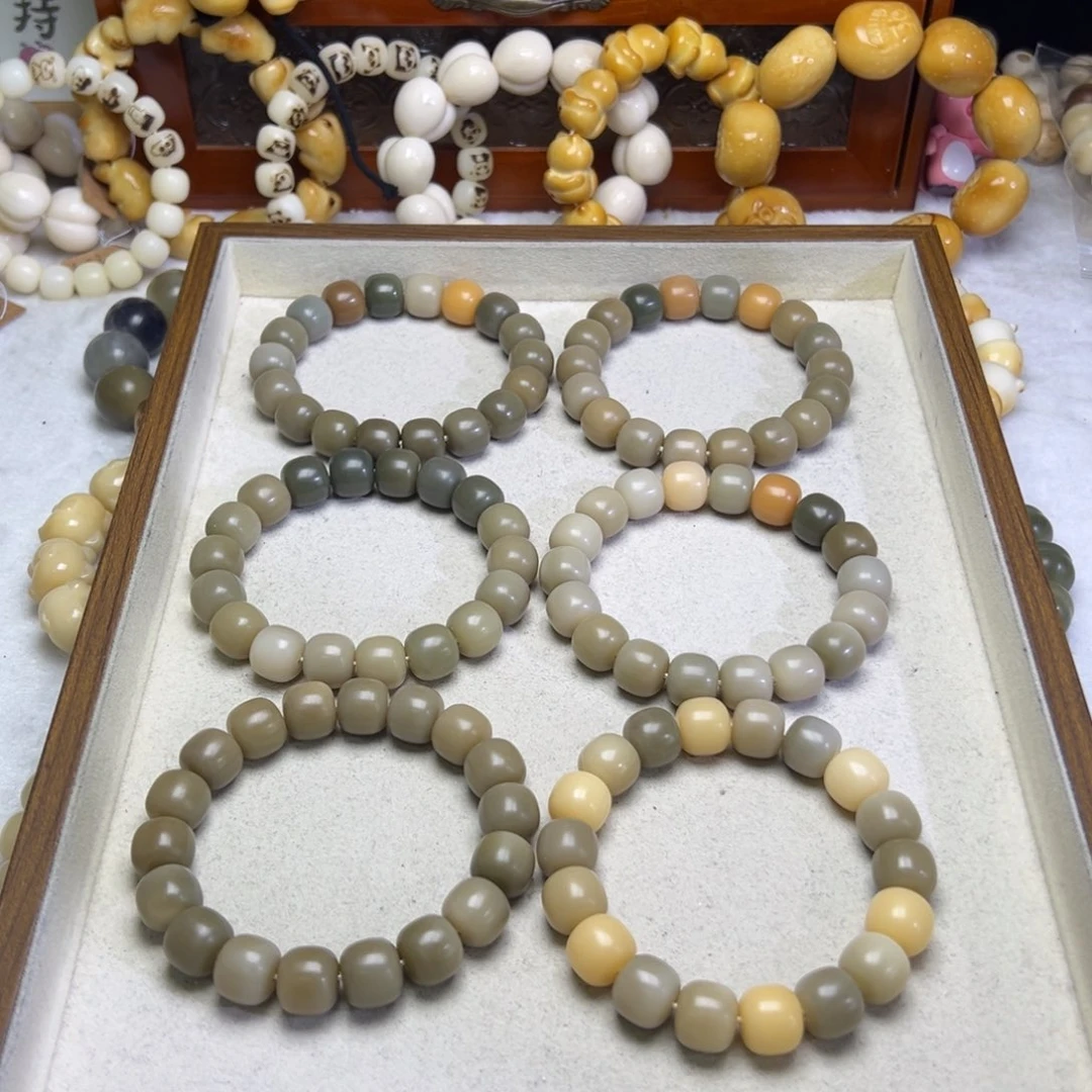 菩提根/象牙果吊坠原色桶卡14