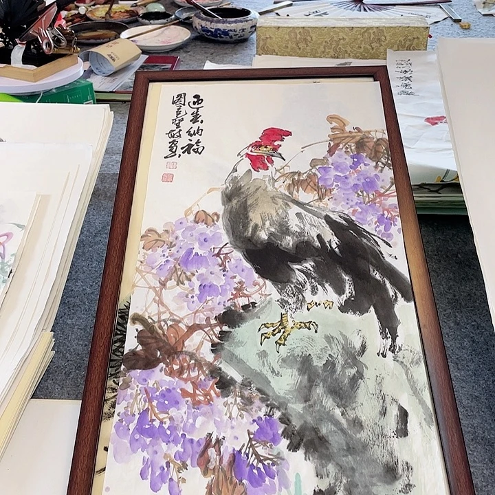 国画张圣敏先生纯手绘作品