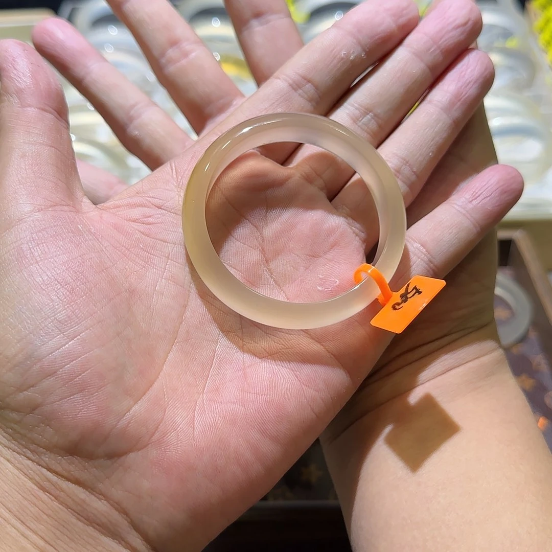 玛瑙/玉髓手镯未镶嵌蛋**边