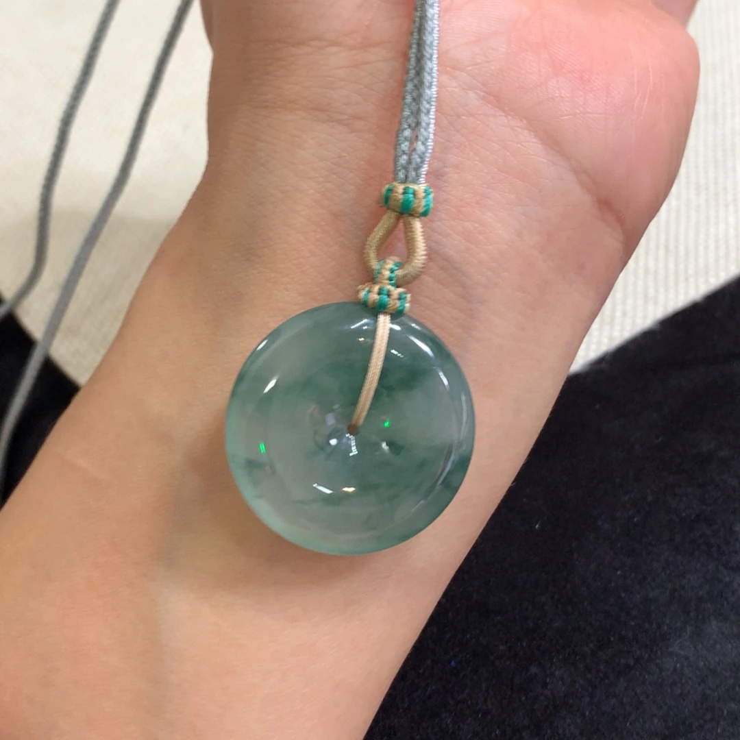 颈饰未镶嵌翡翠天然翡翠