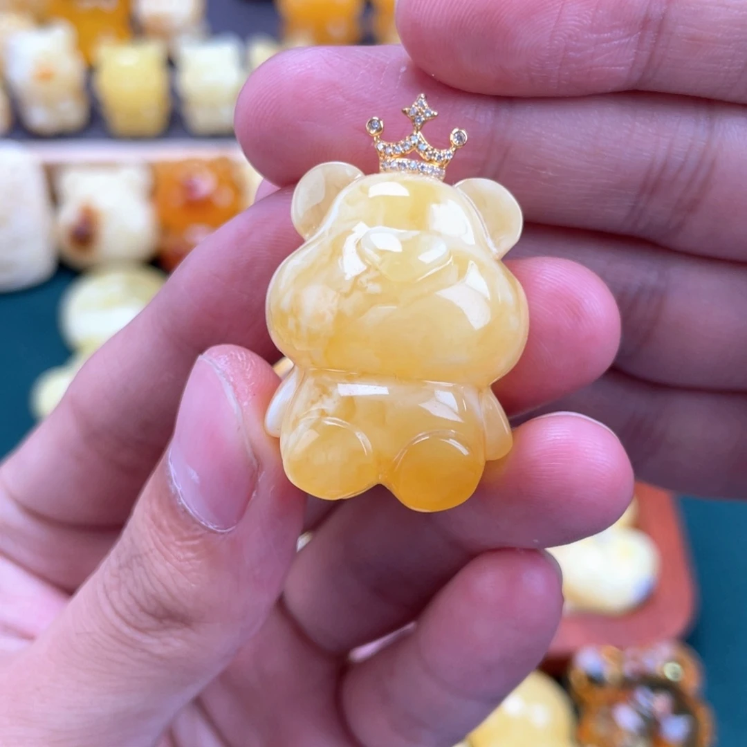 裸石琥珀未镶嵌蜜蜡