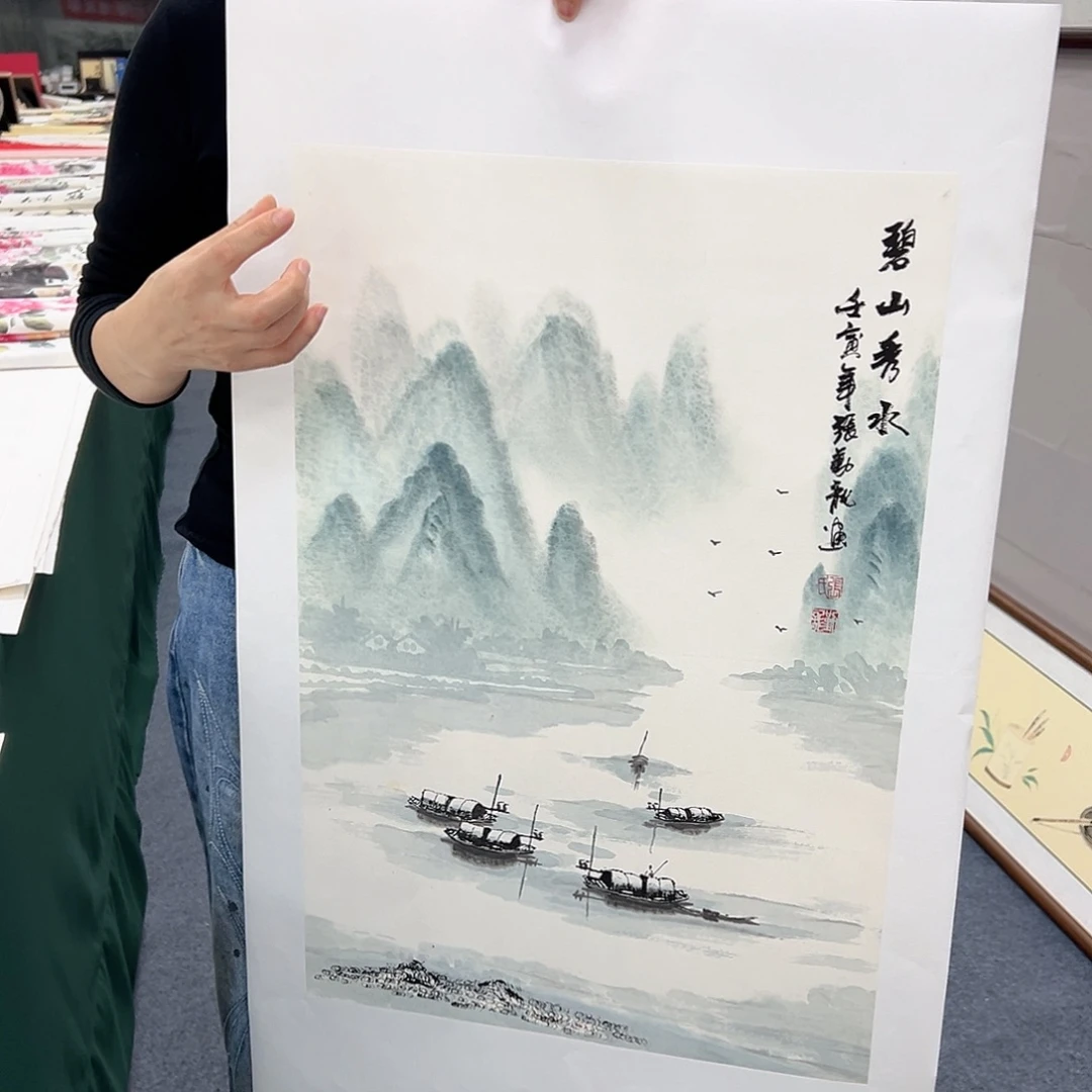 国画宣纸国画纯手绘作品