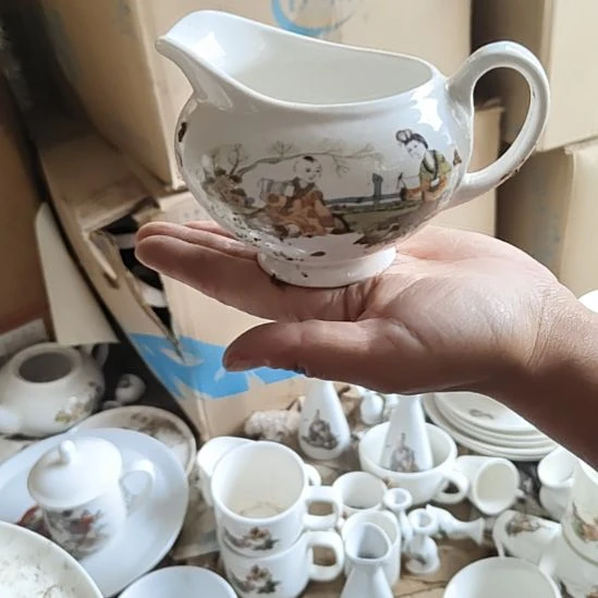 库存微瑕三娘教子公道杯