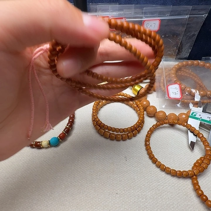 撒***野橄榄核手串橄榄核核尖4.8