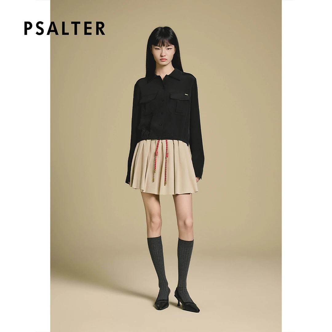 【真丝】PSALTER诗篇复古宽松桑蚕丝长袖衬衫女2025冬季新款