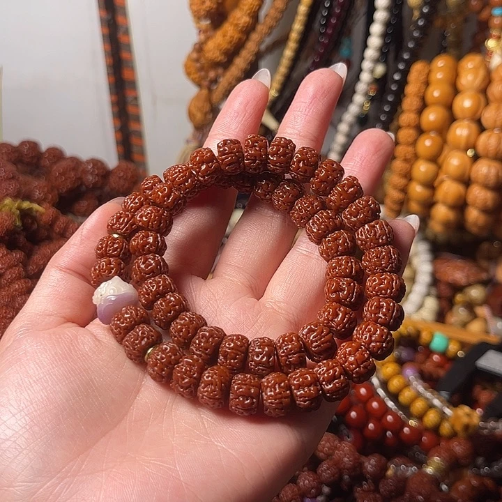 金刚菩提吊坠藏式双圈