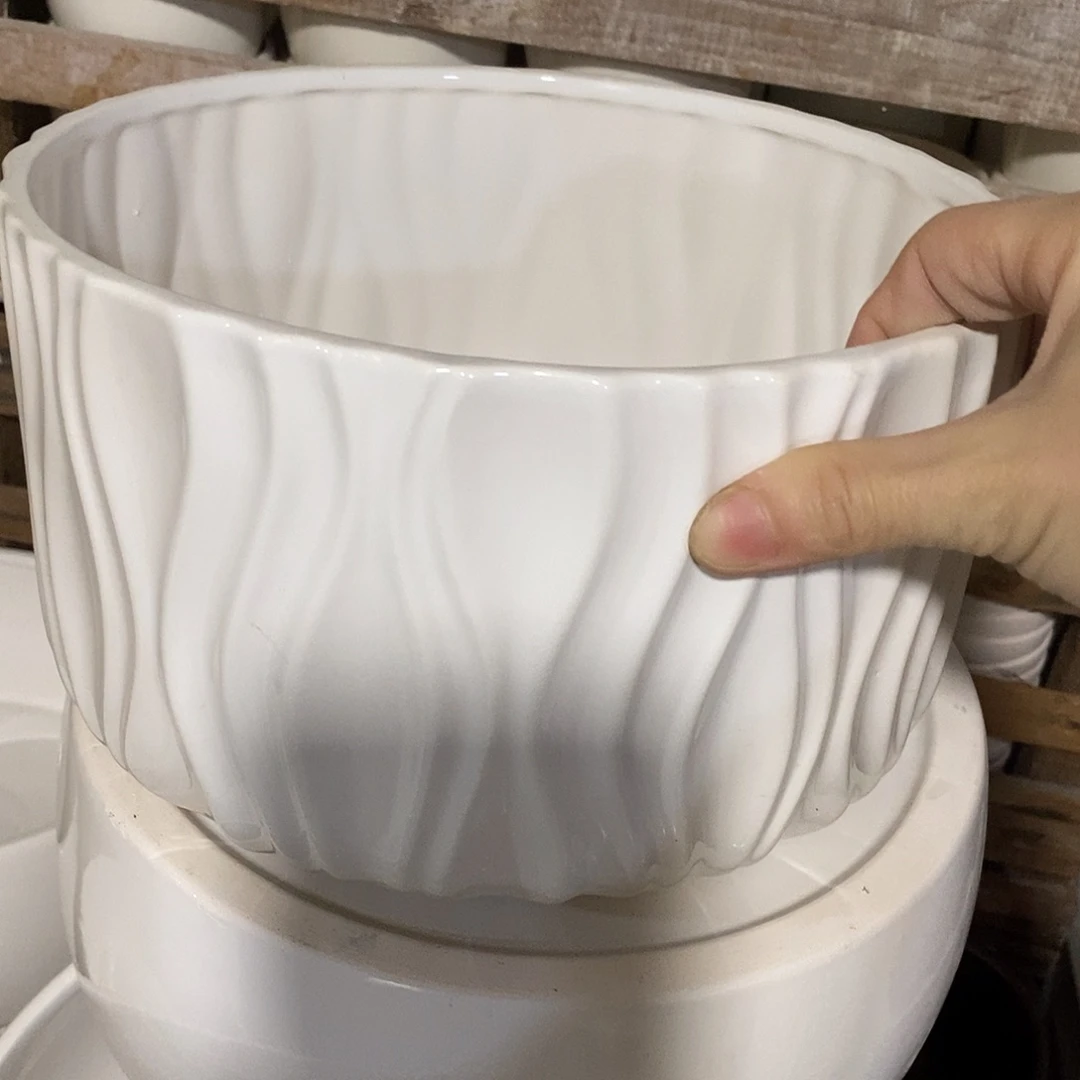 陶杯子陶盆有孔 瑕疵介意勿拍