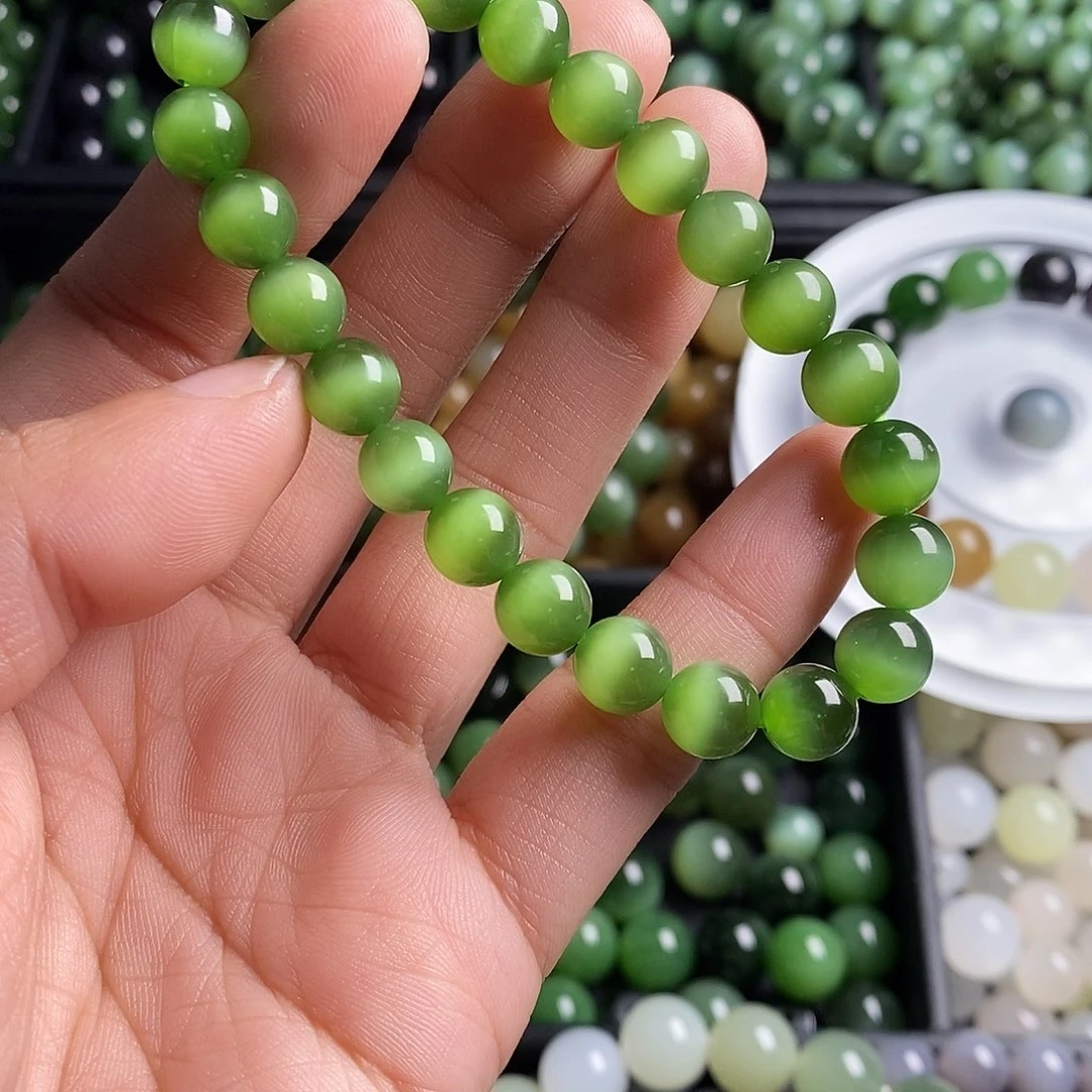 和田玉（碧玉）未镶嵌珠宝半成品