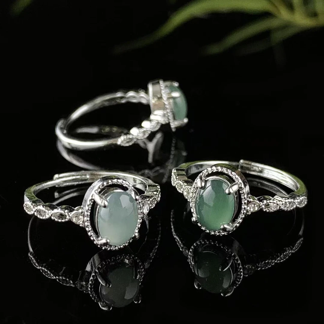 AT5358【福嘟嘟珠宝】A货翡翠戒指-送礼佳品-多样性只发一件