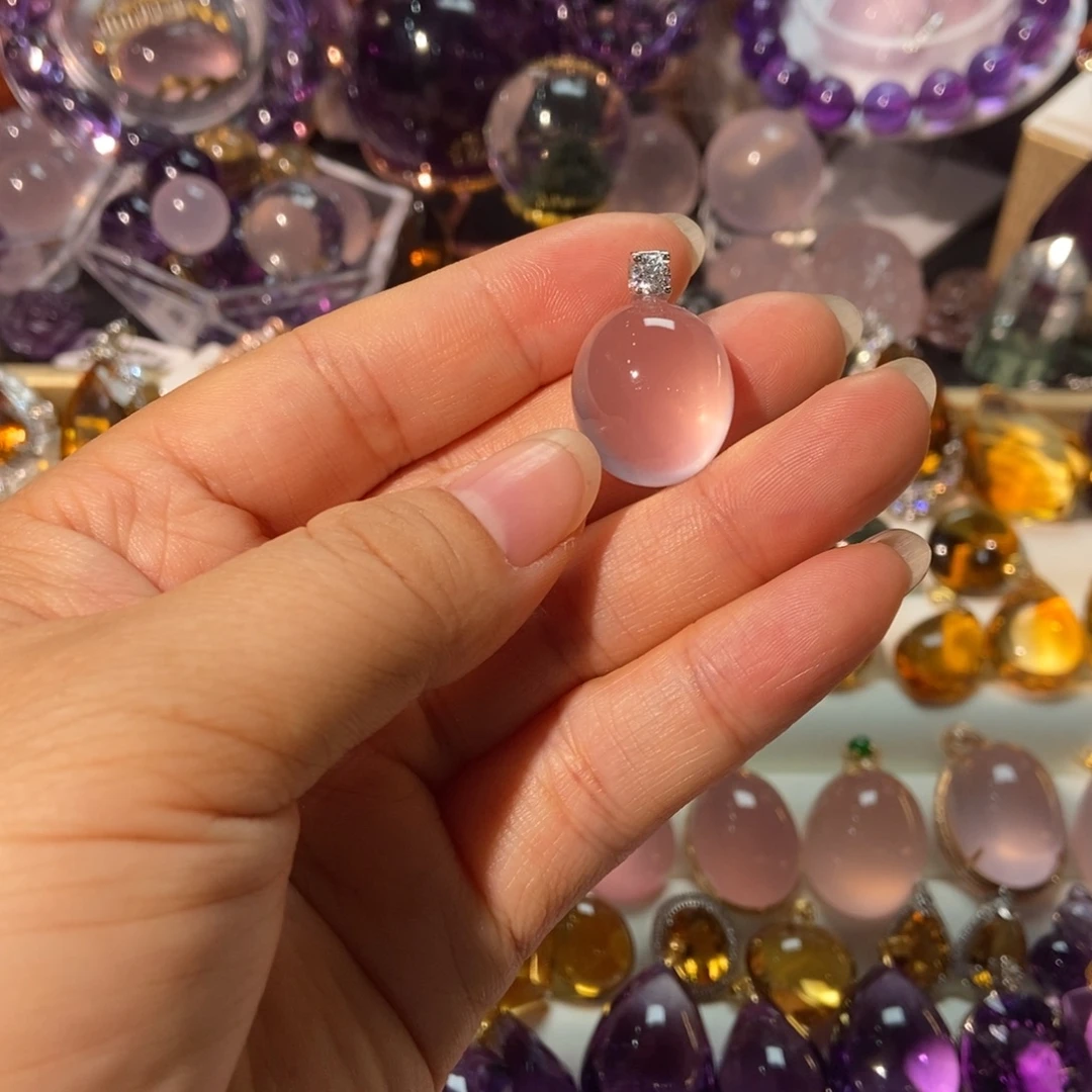 颈饰银S925镶嵌水晶