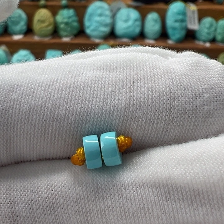 绿松石未镶嵌隔片5.2mm