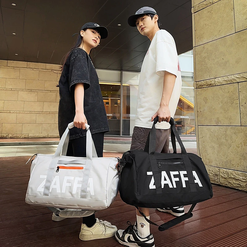 港风潮酷机车ins字母休闲旅行包 日韩系大容量出差运动健身单肩包