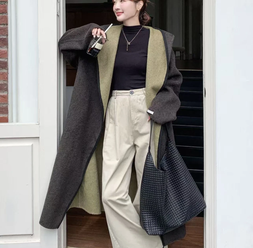 【大衣】秋冬季高档外套设计感时装女装服装9674[GYSS]J