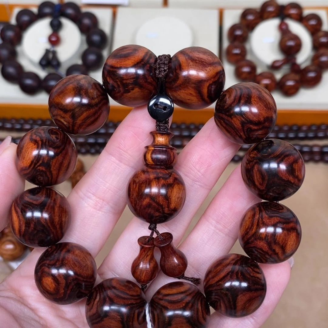 阳***阳黄花梨/降香黄檀手串/手链海南黄花梨2.0