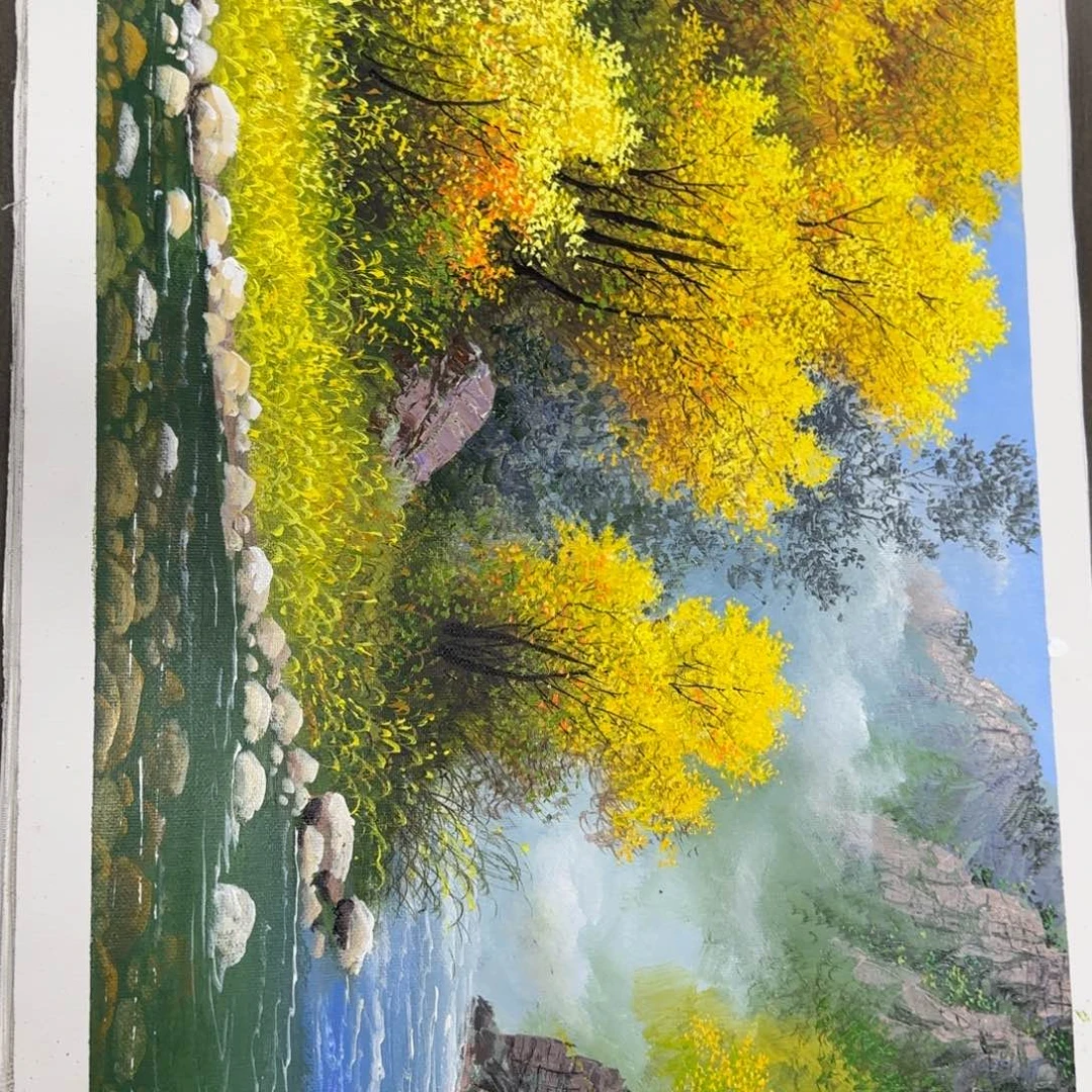油画我是一个很喜欢