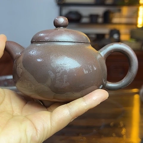 戬谷龙窑柴烧茶壶27