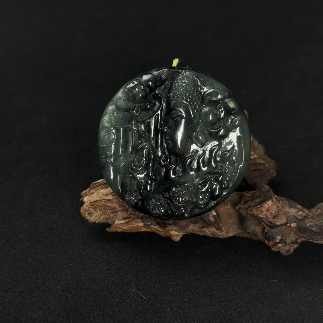 【诚翠拍品第一百一十九期午】翡翠69吊坠BHS4023