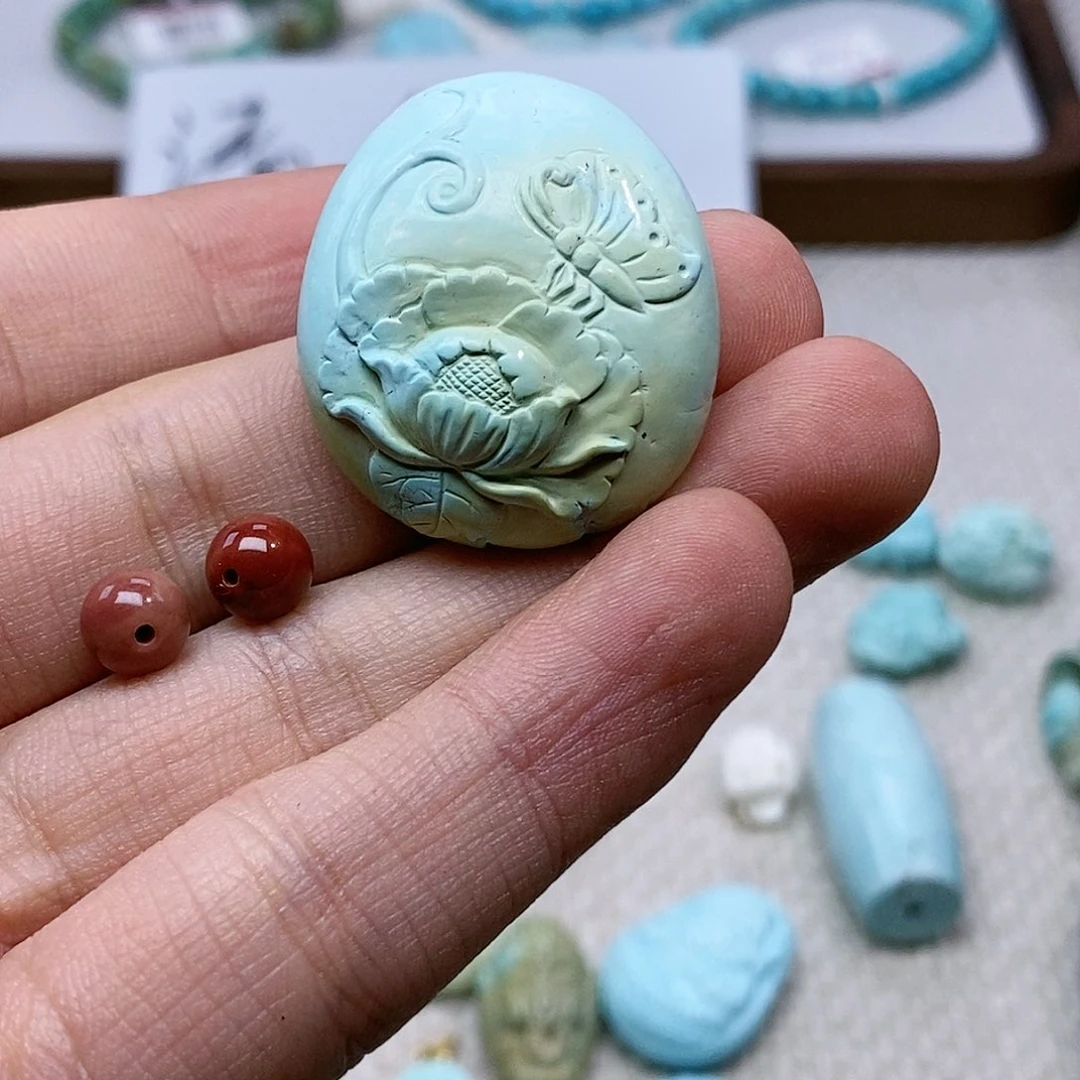 【闪购商品】未镶嵌498南红玛瑙d*