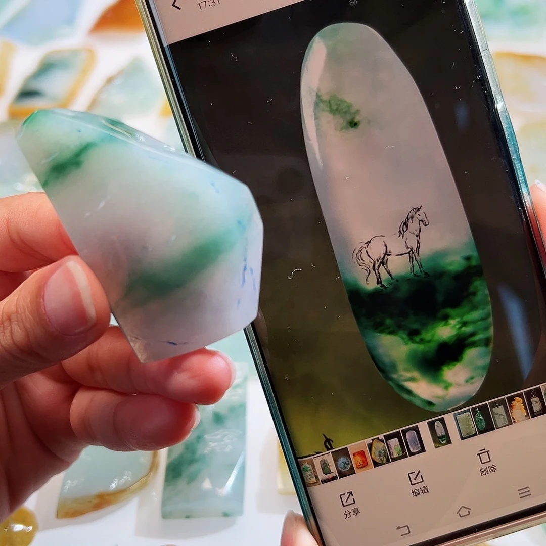 定制翡翠未镶嵌翡翠定制